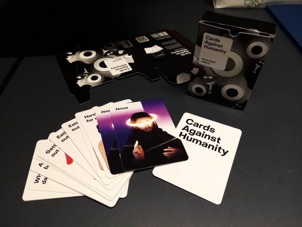 doosjes kaartspelen